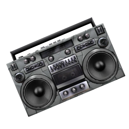 gray boombox
