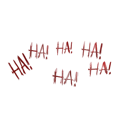 Animated HaHa Ha! Red Evil Laugh