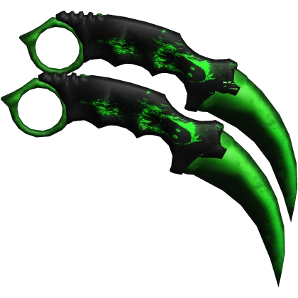 Dual Karambits Serpent's Venom