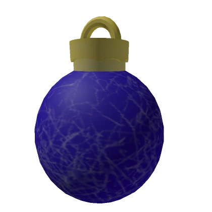 Blue Christmas Decoration Head