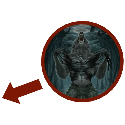 🐺Sigma Wolf Meme With Red Circle and Arrow🐺