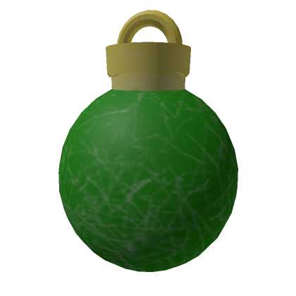 Green Christmas Decoration Head 