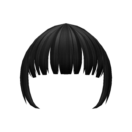 Cute Full Bangs (Black)