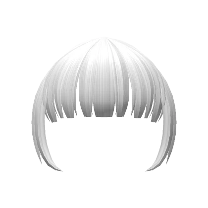 Cute Full Bangs (White)