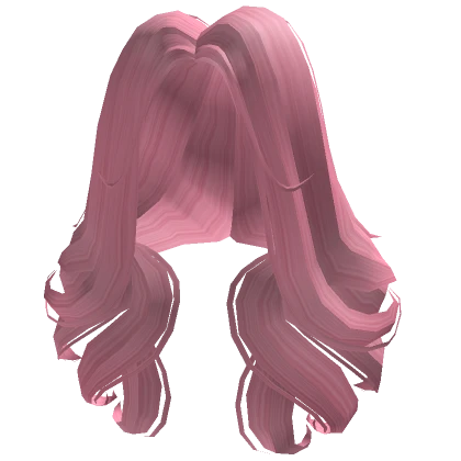 Cutesy Voluminous Wavy Hair - Pink