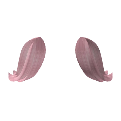 Lowered Hair Ear Tufts (Pink)