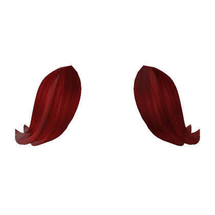 Lowered Hair Ear Tufts (Red)