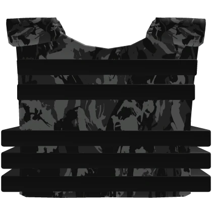 Vest Military Black camo