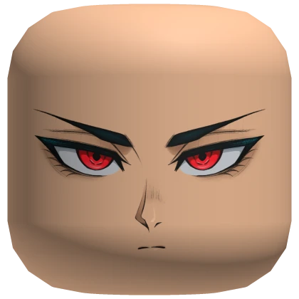 Neutral Boy Anime Face - Red