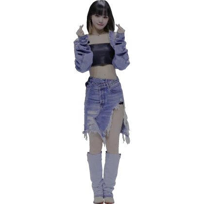 Chaewon from LE SSERAFIM Kpop Back Buddy Cutout