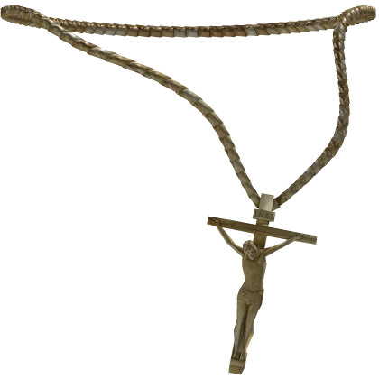 Jesus Chain Gold Cross 1.0