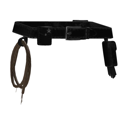 Black Cowboy Belt 3.0