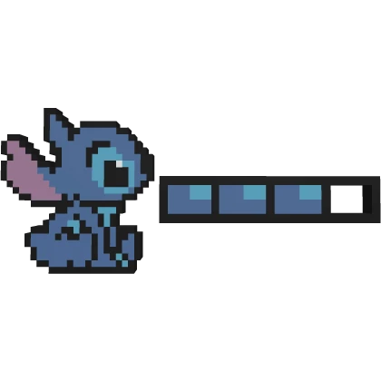 Stitch alien health bar