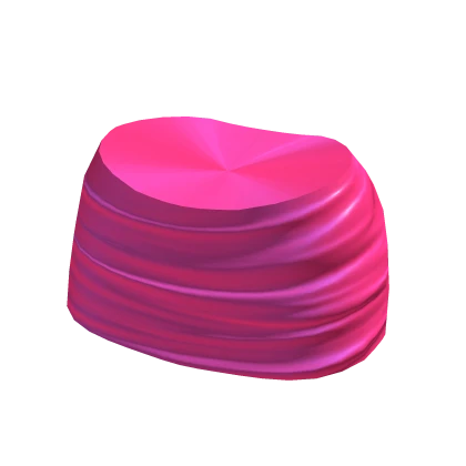 ☆ Y2K Latex Mini Skirt | Hot Pink