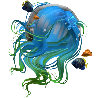 🌐🐠 Frutiger Aero flowy hair