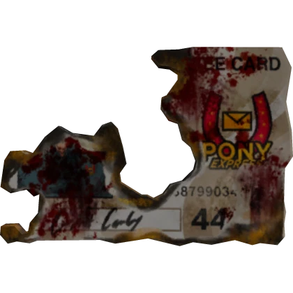 Curly Mouthwashing ID Card / Employee Card