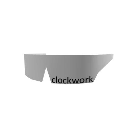 White Clockwork Shades