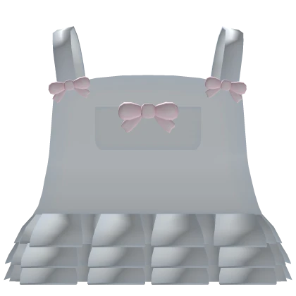 ♡ ꒱ kawaii blue ruffled overalls dress