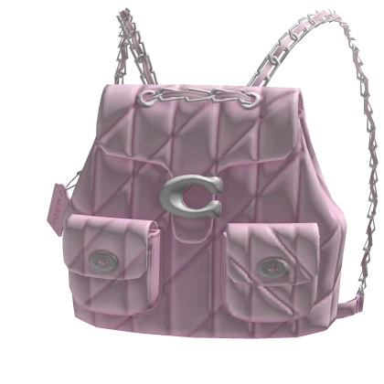 Coach Quilted Backpack Pink Roblox Exclusive