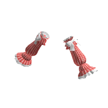 🍀Ruffle Lace Arm Sleeves (Red)