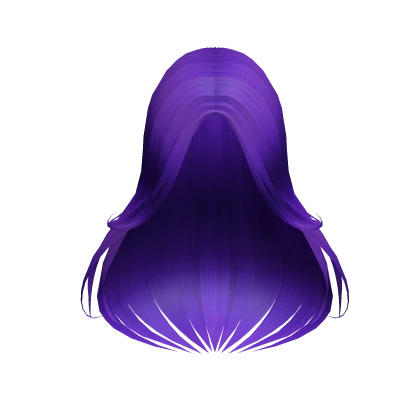 Long Purple Flowy Middle Part