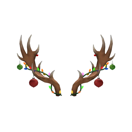 Decorated Christmas Antlers