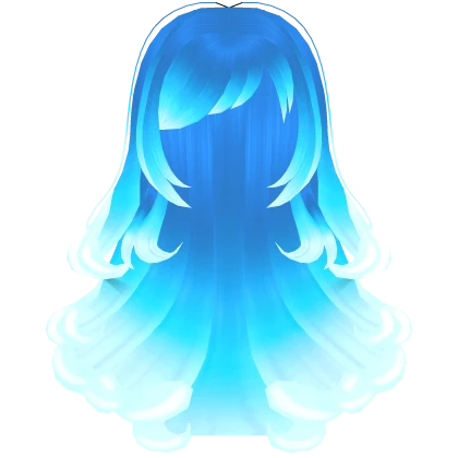 Mermaid Ocean Wave Blue Hair