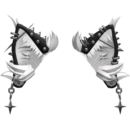 Pierced Emo Fluffy Cat Ears (Reversed 1)