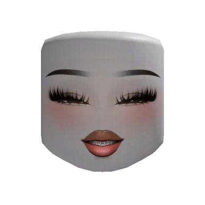 pretty braces smiling makeup (recolorable)
