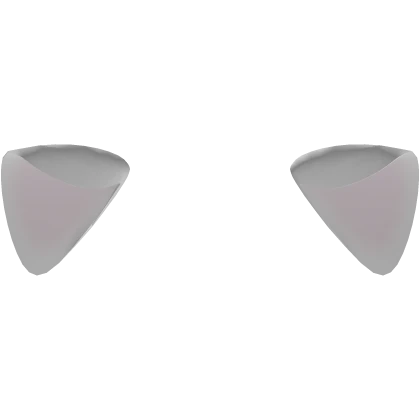 ⛥ cute cat ears in white ⛥