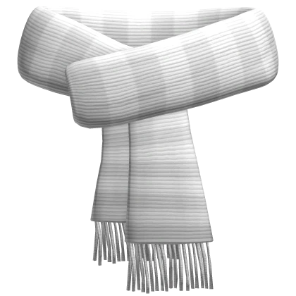 White Christmas Scarf