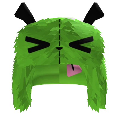Silly Green Alien Scene Ushanka