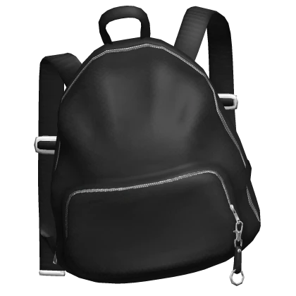 Black Backpack Off Shoulder 3.0