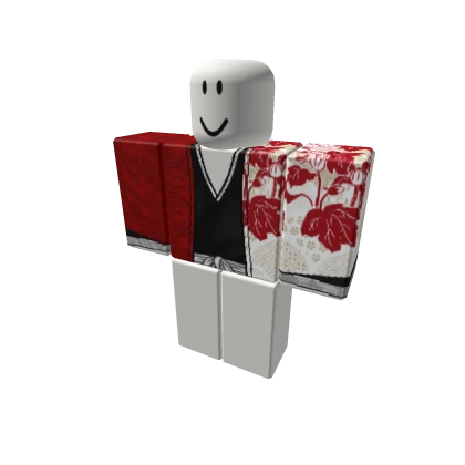 Red and White Yukata (+)