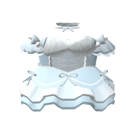 🎀3.0 Beautiful Magical Blue Rococo Dress w Bows