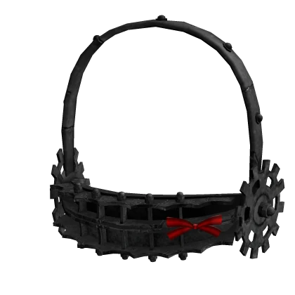 SAW bear trap mask +bow ( black / red)