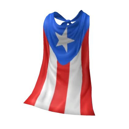 Puerto Rico Flag Cape