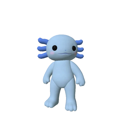 Blue Mini Axolotl
