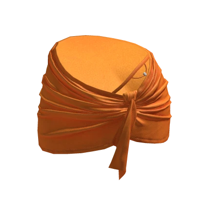 BB Orange Summer Vibes Beach Bikini Skirt