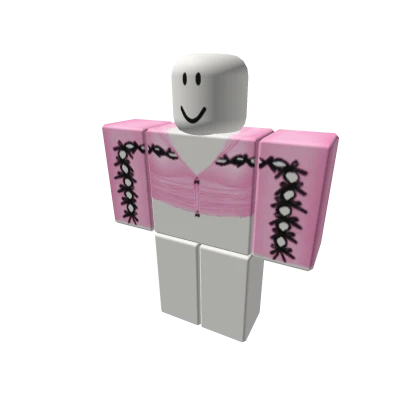 Named collective pink ribbon sculpt jacket