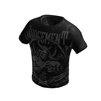 y2k halloween skull devil rosary emo tee shirt