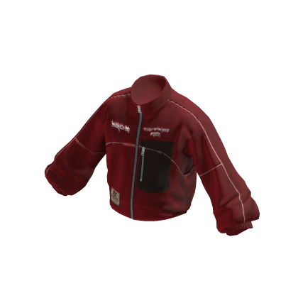 💗Y2K SPORTS WINDBREAKER JACKET_RED