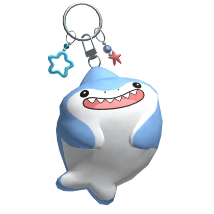 🍀Shark Plushie Summer Keychain