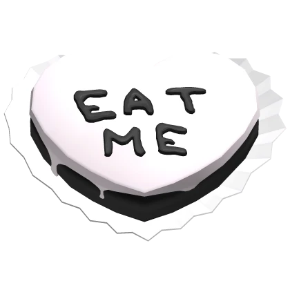 ♡: sweet wonderland "eat me" treat in black