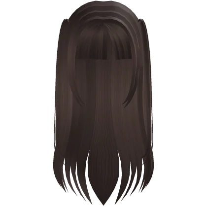 Cute Long Soft Straight Hair in Soft Brown 