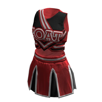 Cheerleader Uniform | Red Black White