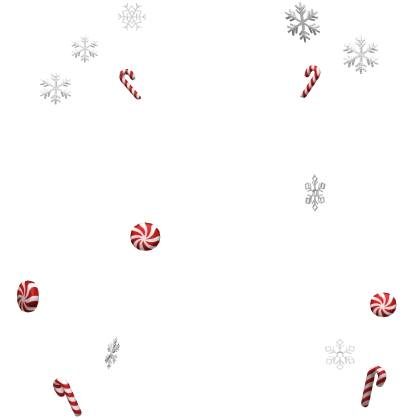 Christmas Snowflake Peppermint Candy Cane Aura ❄️
