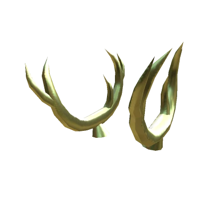 Foil Antlers Yellow