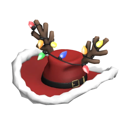 Christmas Cowboy Hat