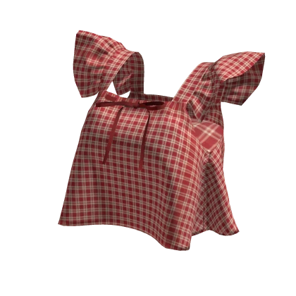 💜 Lace Ribbon Cute Blouse_Red